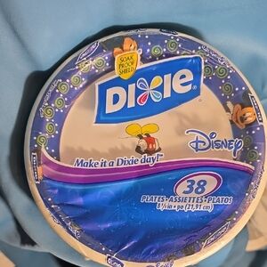 George Disney Disposable Plates - Blue and Purple
